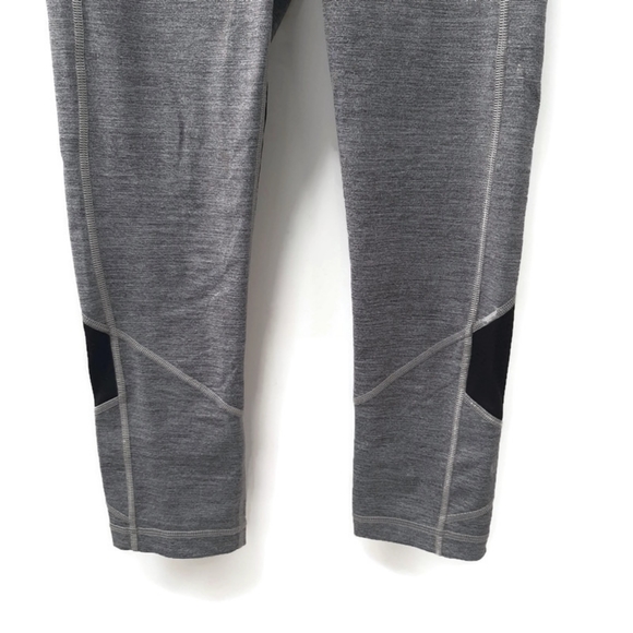 Lululemon Pace Rival heathered gray black Crop leggings Size 6 - Picture 10 of 15